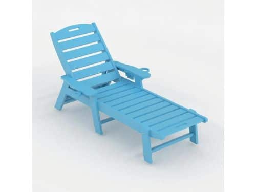 Ligbed voor Buiten - Verstelbare Rugleuning (5 Standen) - Onderhoudsvrij