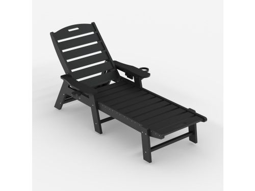 Ligbed voor Buiten - Verstelbare Rugleuning (5 Standen) - Onderhoudsvrij