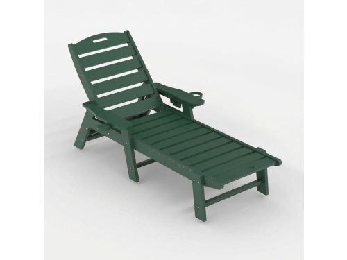 Ligbed voor Buiten - Verstelbare Rugleuning (5 Standen) - Onderhoudsvrij