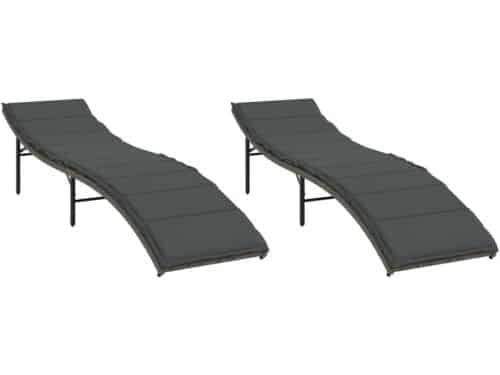 Ligbedden met kussens - Zonnebed tuinmeubel - Buiten ontspannen