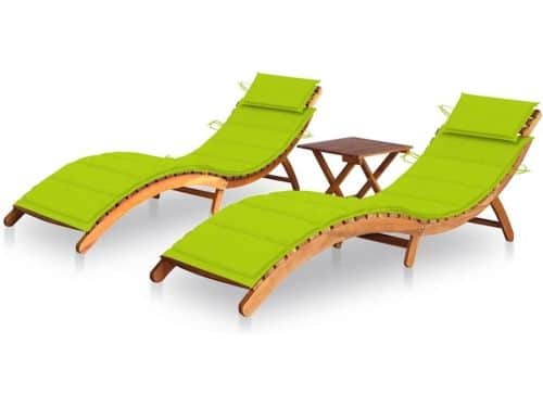 Ligbedden met Tafel - Loungers Tuin - Ontspannen Buiten