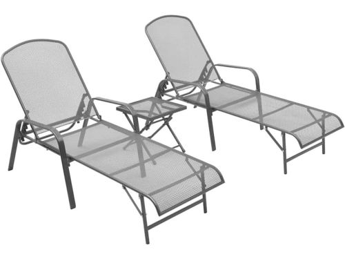 Ligbedden met Tafel - Loungestoelen Zonnebed - Ontspannen Buiten
