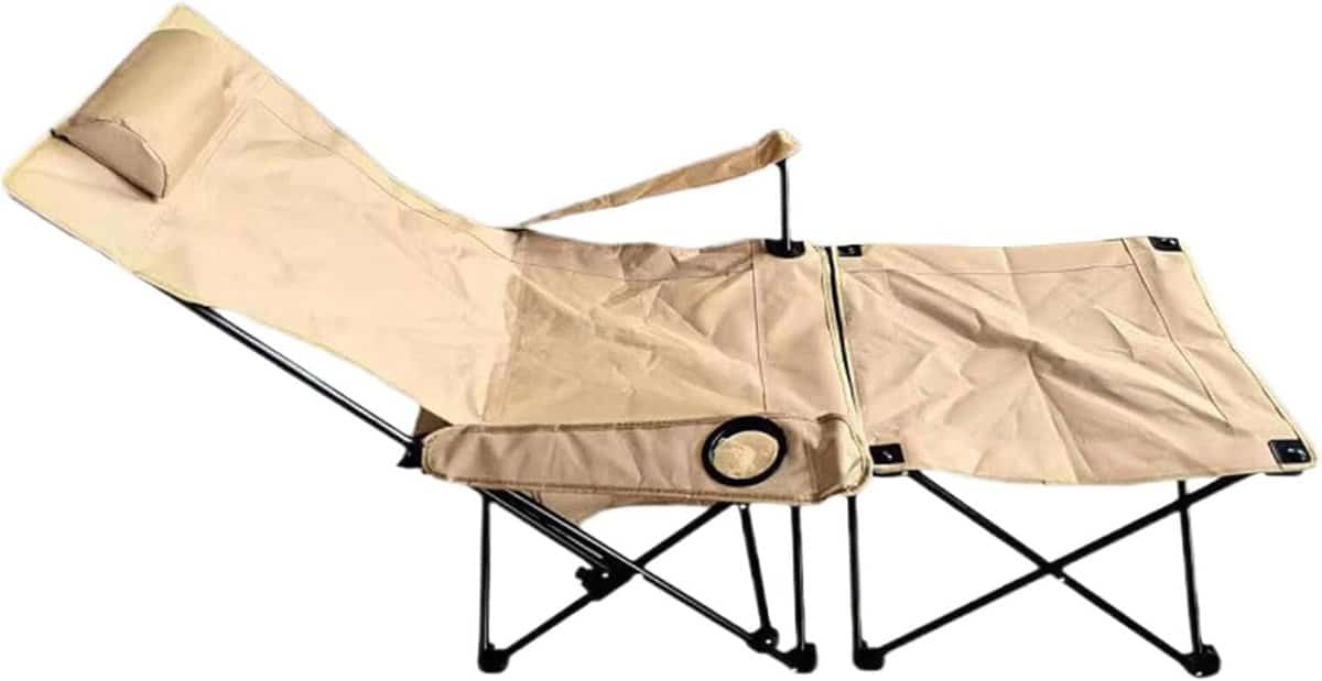 liggende gazonstoel comfortabele lounger buiten ontspannen verstelbare