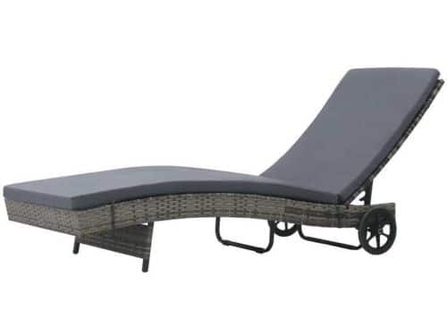 Ligstoel - Ligbed - Zonnebed - Tuinstoel - Houten Frame