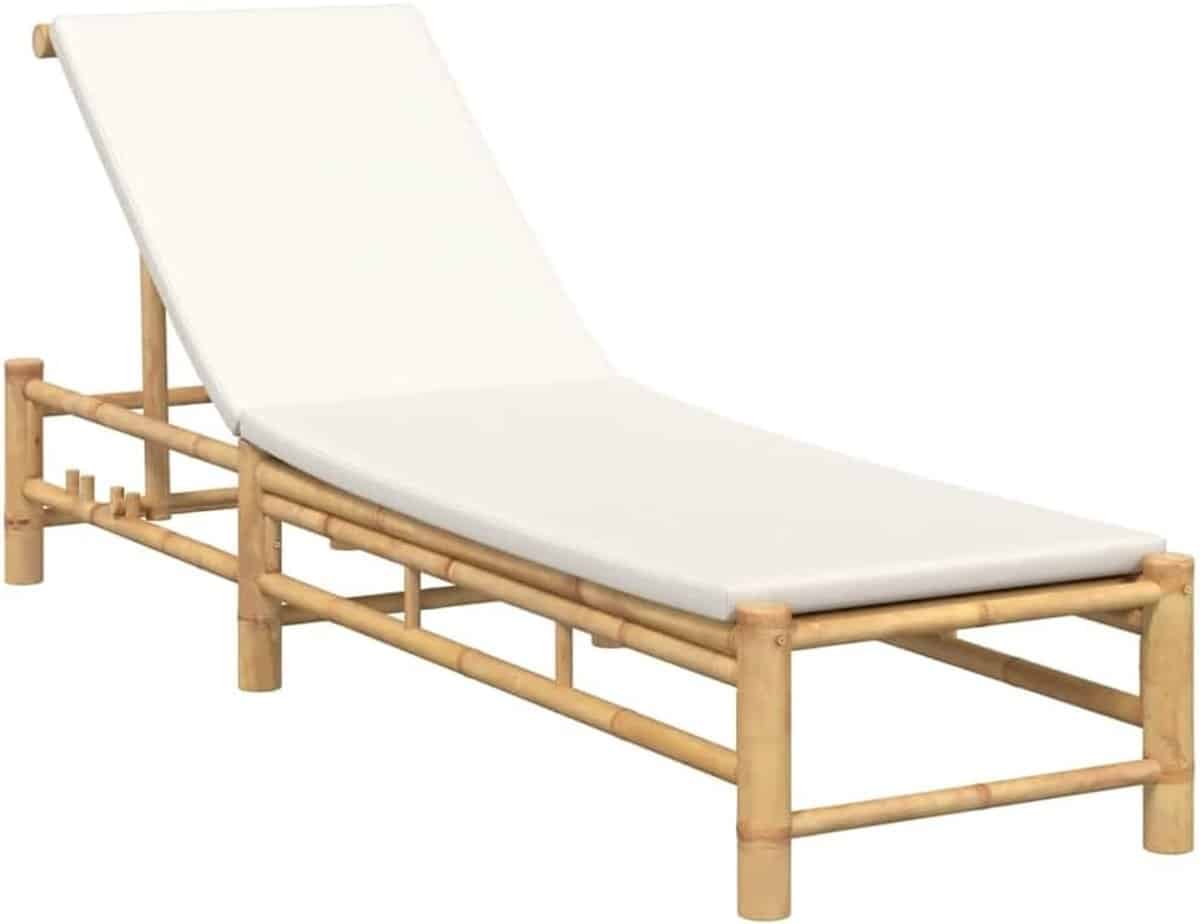 ligstoel met kussens ligbed lounge buiten ontspannen