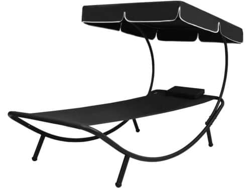 Lounge bed met canopy - Ligbed buiten - Ontspannen in