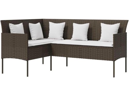 Loungebank L-vormig - Buitenbank Terrasbank - Ontspannen in de tuin