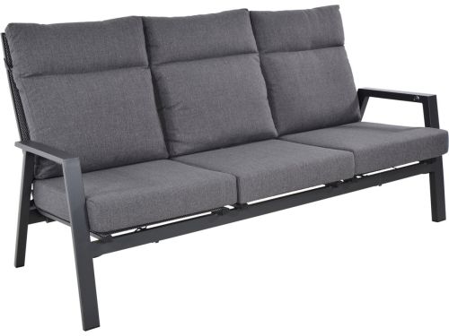 Loungebank Ohio 3-pers - grijs