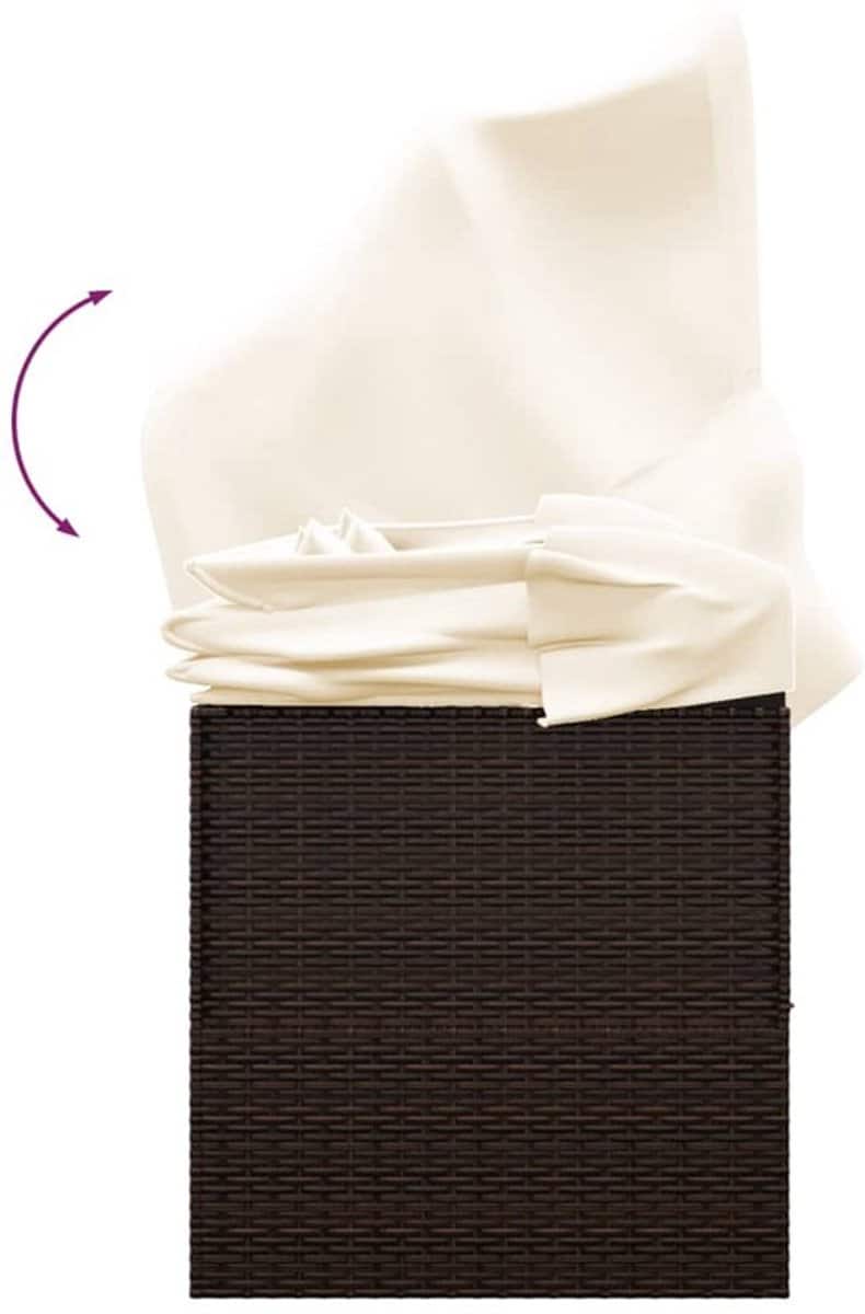 loungebed loungesofa ligbed buitenbed poly rattan