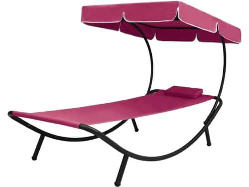 Loungebed met luifel - Ligbed buiten - Relaxen in tuin