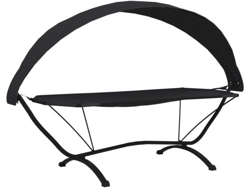 Loungebed met luifel - Tuinbed ligbed - Buiten ontspannen