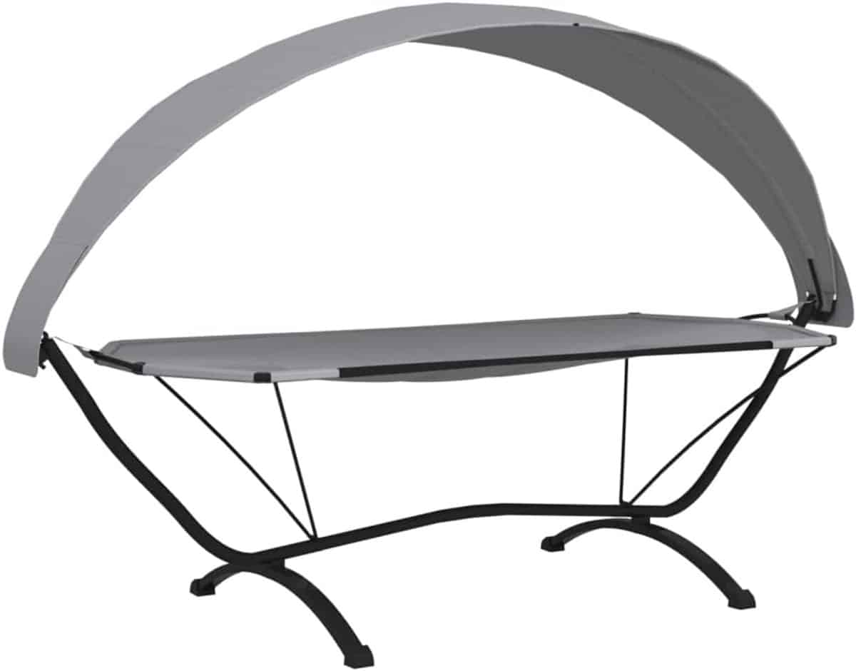 loungebed met luifel tuinbed ligbed ontspannen buiten