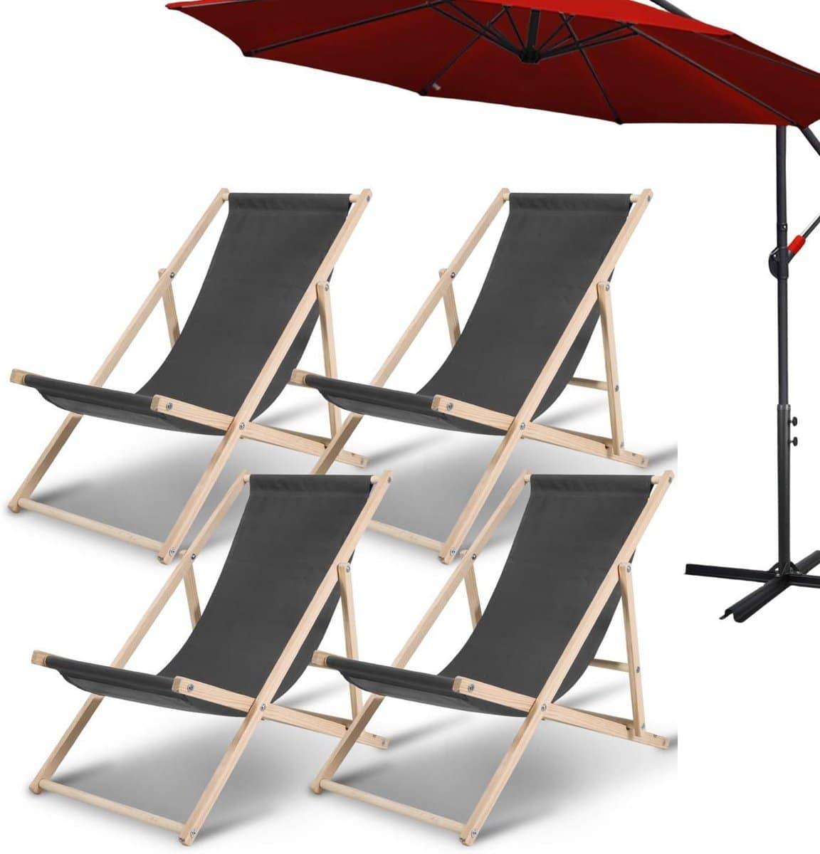 lounger set tuinstoel ligbed buiten ontspannen 3 voudig