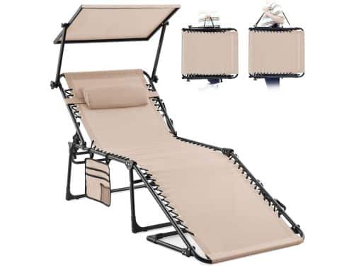 Lounger Tuinstoel - Ligstoel Relaxstoel - Buiten Ontspannen - Verstelbare