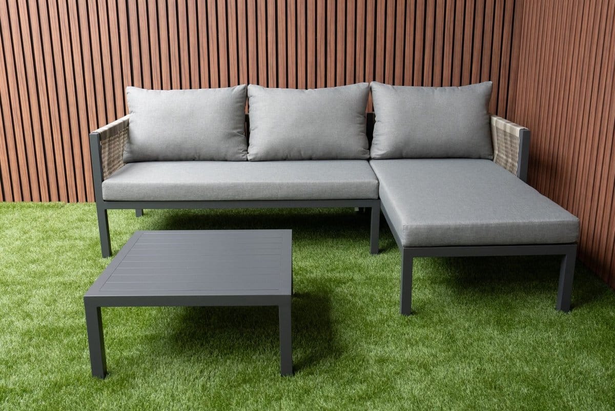 loungeset ibiza moderne hoekbank chaise longue rechts tuinset 113579