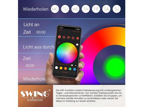 Lumina Royal RGB LED Zweefparasol Ø 300 cm