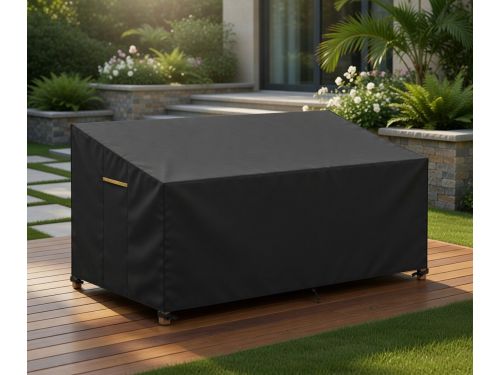 Luxe 3-Zits Tuinbankhoes - Waterdichte, Scheurvaste Beschermhoes voor Polyrotan