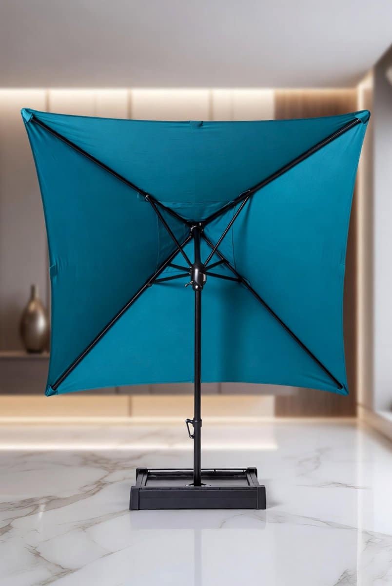 luxe 3x3m zweefparasol aluminium cantilever parasol met 360° rotatie