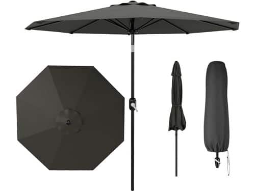 Luxe Kantelbare Stokparasol Ø 270 cm met Zwengel