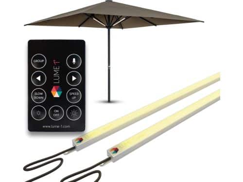 Luxe LED Parasolverlichting met Afstandsbediening - Warm Wit & RGB
