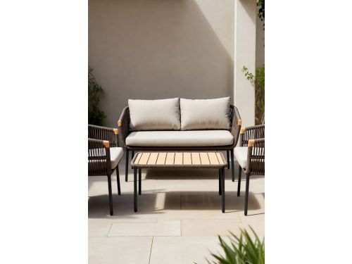 Luxe Rotan Loungeset voor Tuin, Balkon & Terras