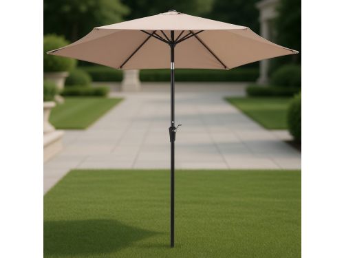 Luxe Terrasparasol 305 cm - Grote Tuinparasol Ø3 Meter met