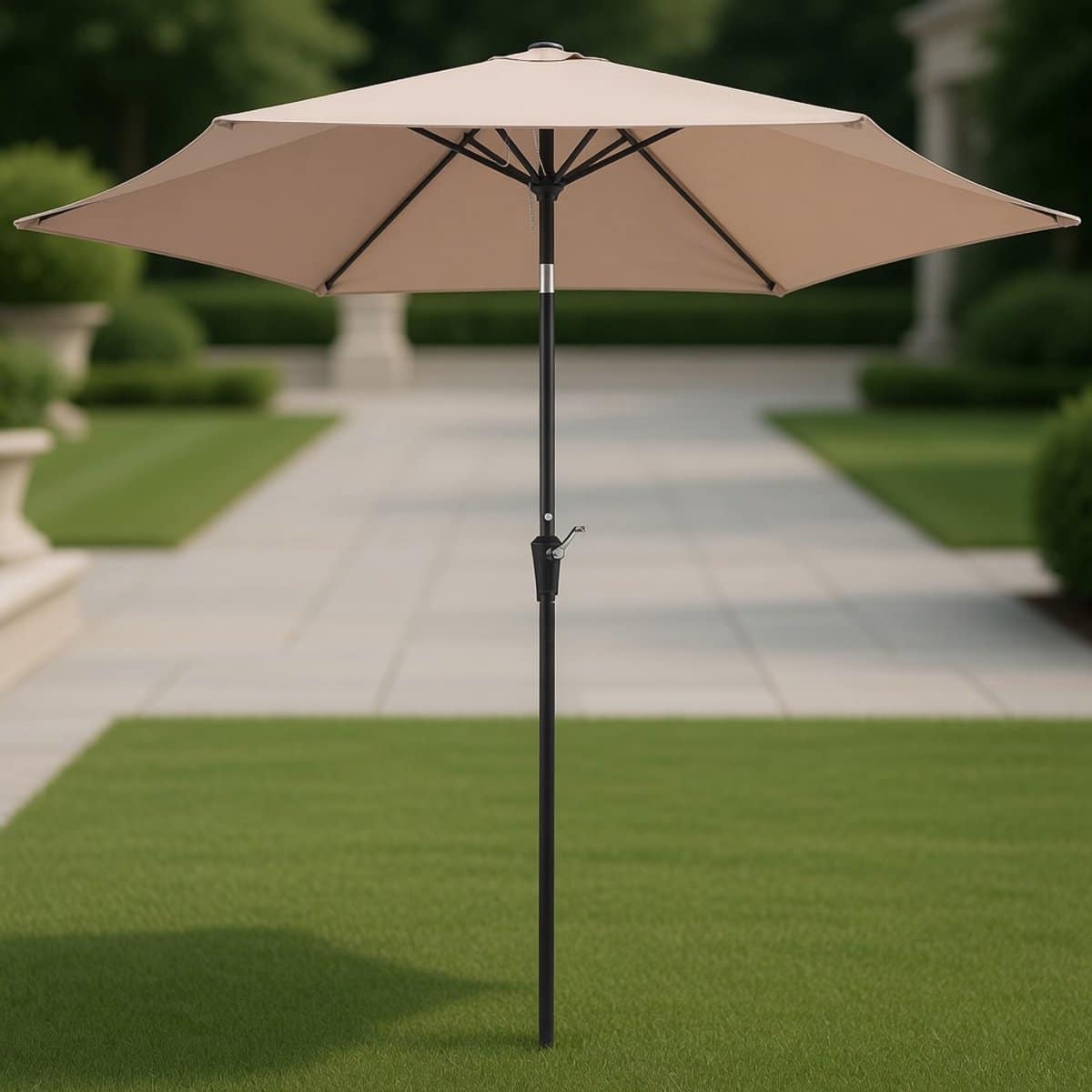 luxe terrasparasol 305 cm grote tuinparasol Ø3 meter met