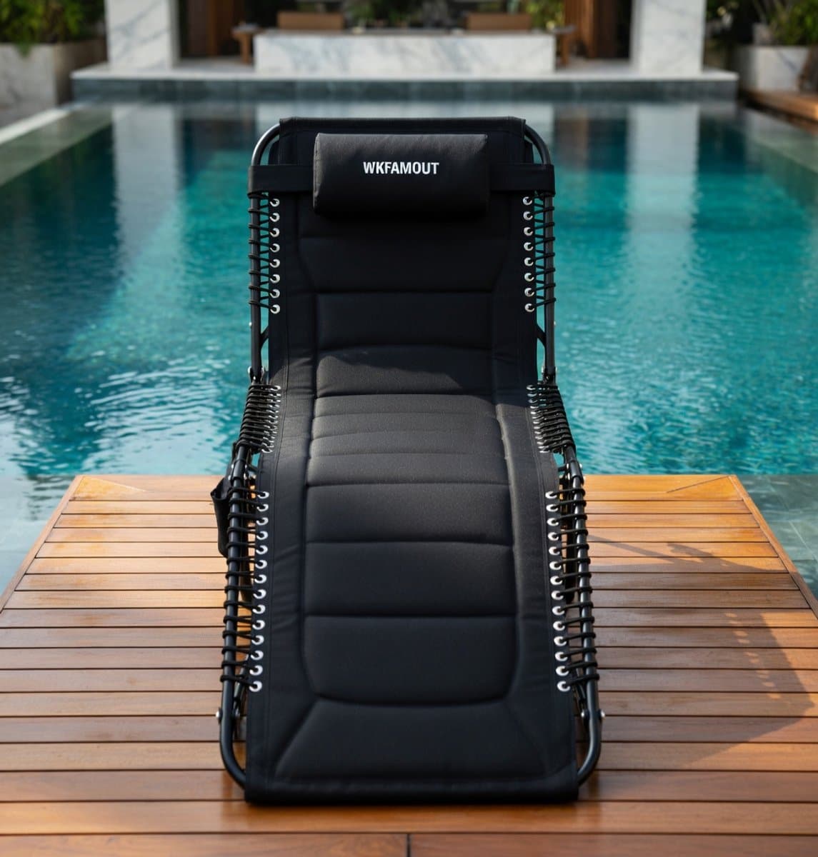 luxe xxl opvouwbaar ligbed 200×68 cm met verstelbare rugleuning