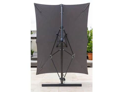 Luxe Zweefparasol 290x290 cm - 360° Draaibaar met Voetpedaal