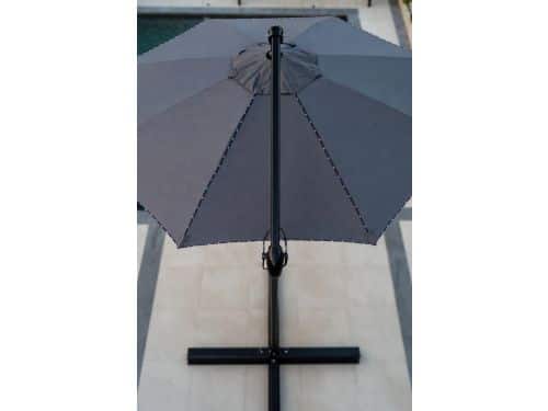 Luxe Zweefparasol Ø300 cm met 40 LED Zonne