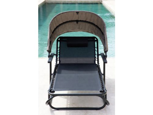 Luxueus Tweepersoons Schommelbed met Luifel - Outdoor Ligbed met Kussens