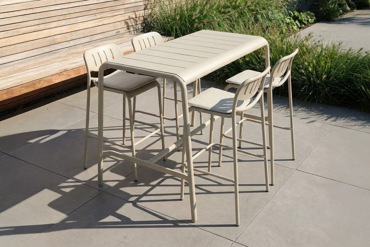 lyon 4 persoons barset 155×96 cm. mokka