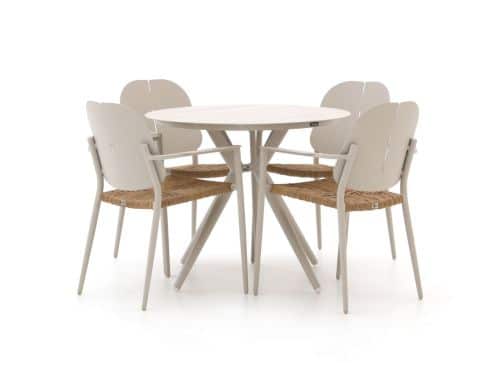 Manifesto Talvullia/Sora ø90cm dining tuinset 5-delig stapelbaar - Laagste prijsgarantie!