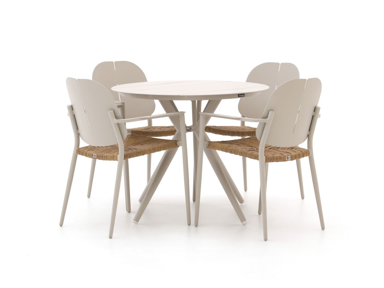 manifesto talvullia/sora ø90cm dining tuinset 5 delig stapelbaar laagste prijsgarantie!