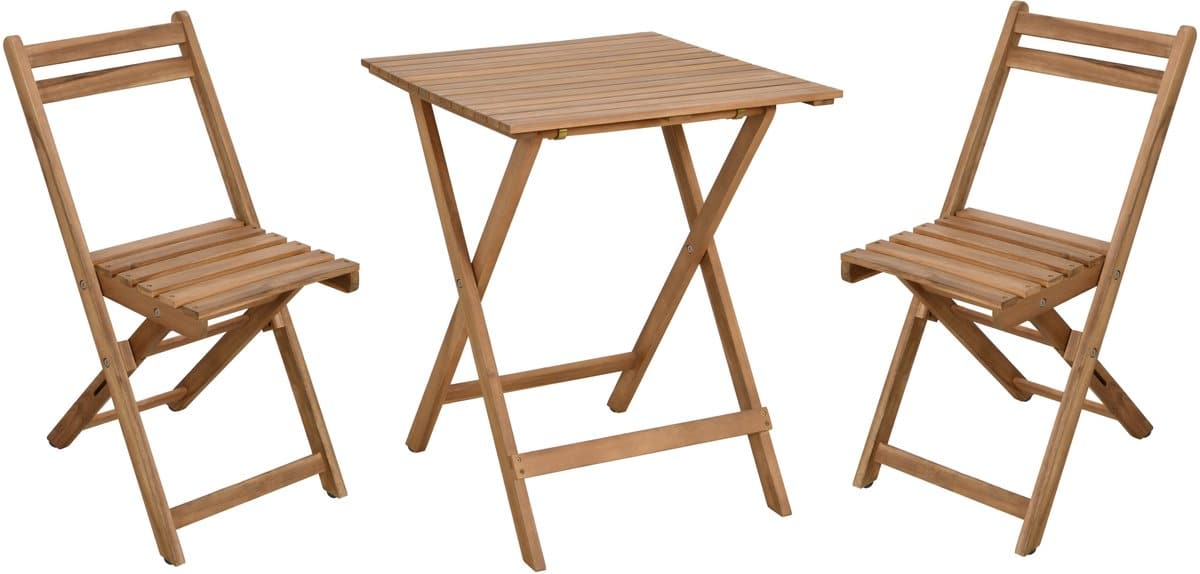 mano acacia houten bistroset 3 delig fsc 100%