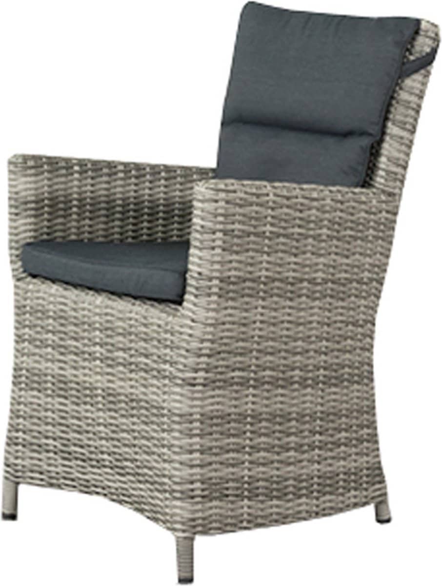 mante wicker tuinstoel paloma grijs