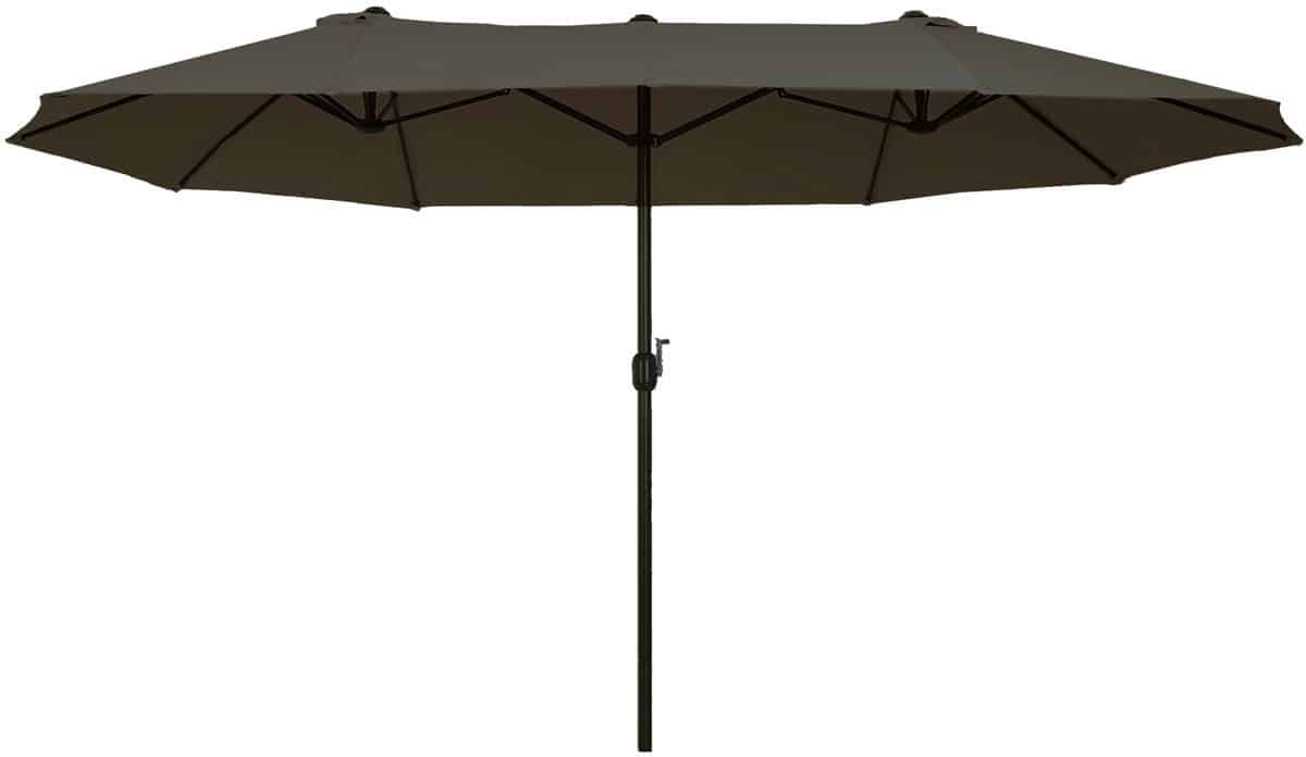 merax dubbele parasol 460 x 270 cm ovaal