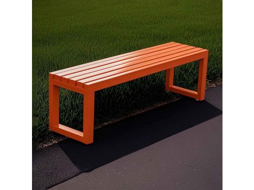 Metalen Tuinbank - Parkbank Buiten - Ontspannen Zitten - Rugloos