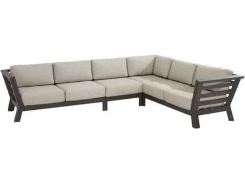 Meteoro hoek loungeset 4-delig antraciet 4 Seasons Outdoor
