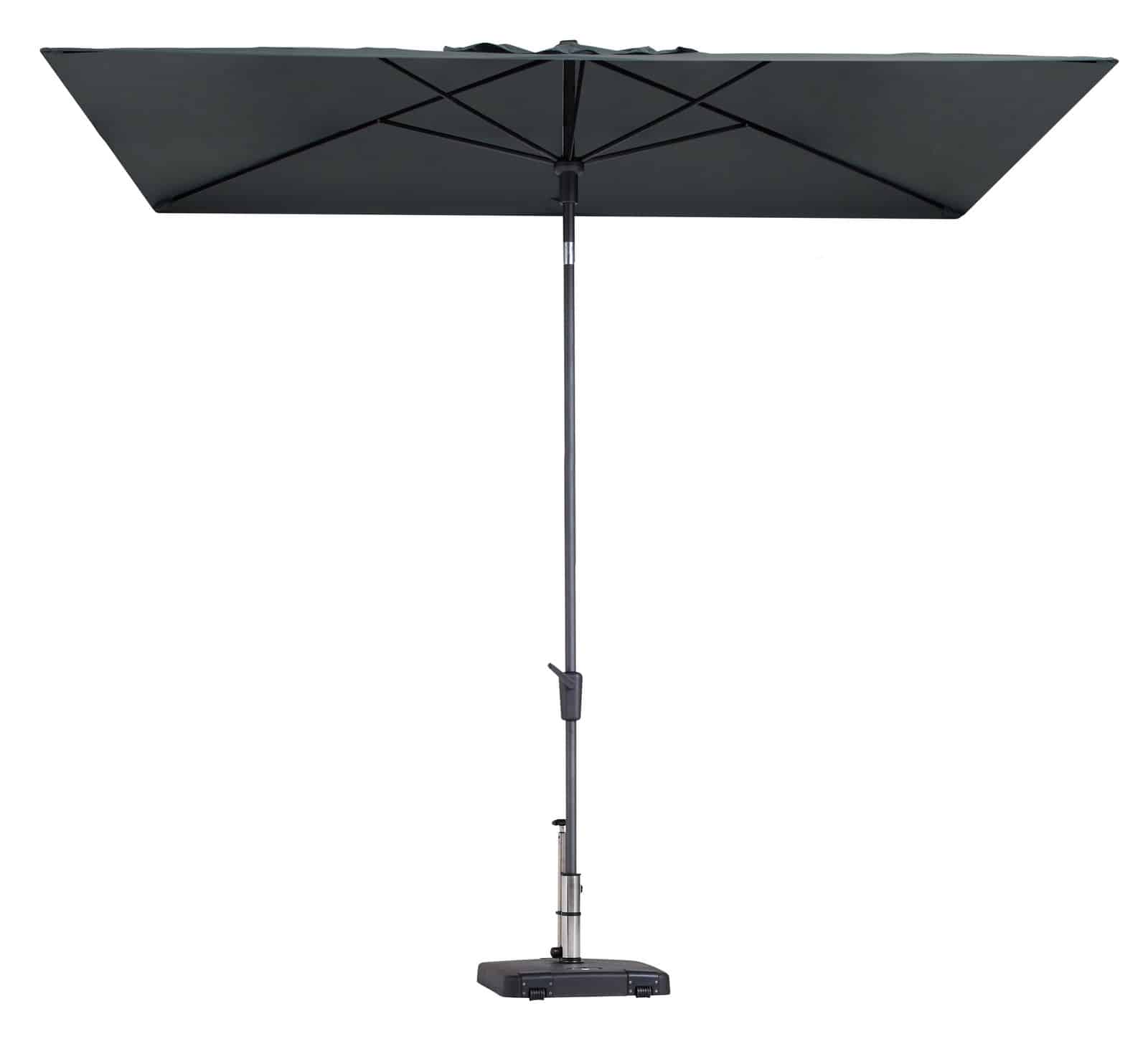 mikros grey stokparasol 300 x 200 cm zonwering madison madison