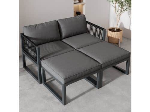 MIVRAY Tuinloungeset 66 x 60 x 64 cm