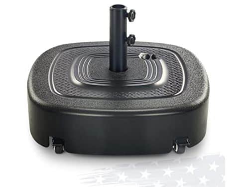 Mobiele Parasolvoet met 4 Wielen en 2 Slot Mechanismen