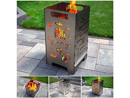 Moderne Vuurton met Uniek Gelaserd Design