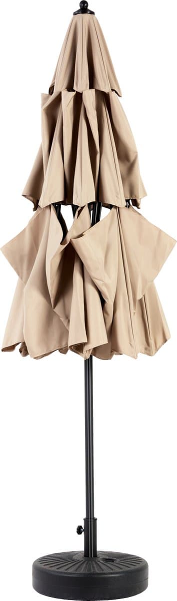modfu luxe ronde tuinparasol (Ø 300 cm) kantelbaar met