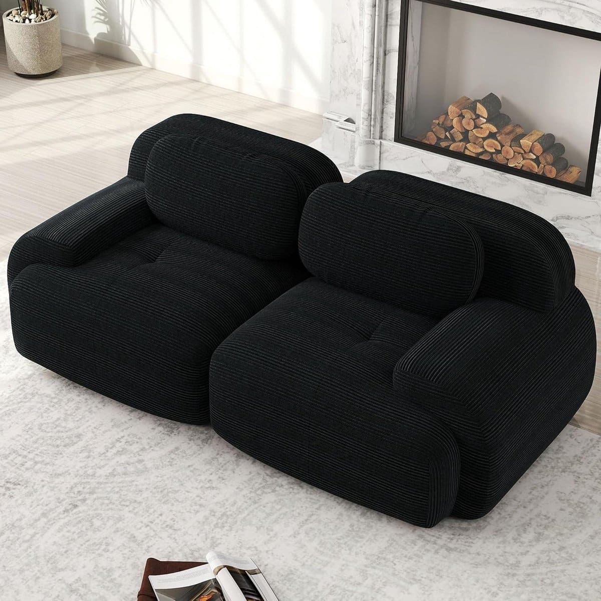 modulaire loveseat sofa loungebank zitsbank ontspannen zitten