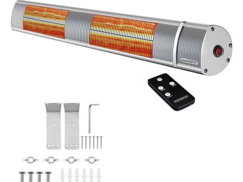 Monzana Infraroodstraler 3000W - Incl. Afstandsbediening - Zilver
