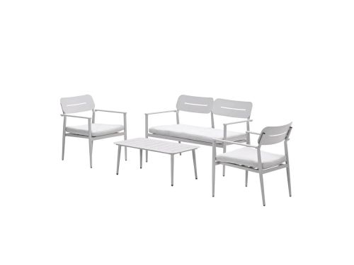 Morella loungeset 4-delig taupe