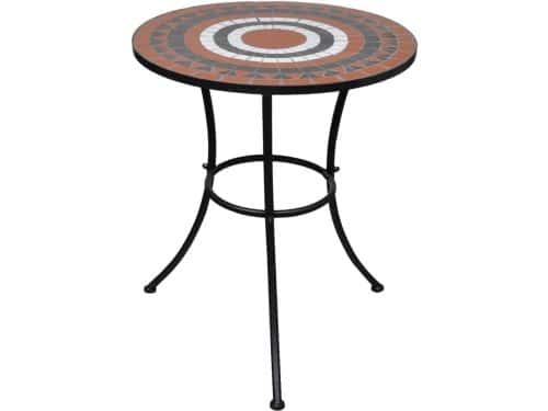 Mozaïek bijzettafel - Keramische tafel - Balkon tuin - Stabiel