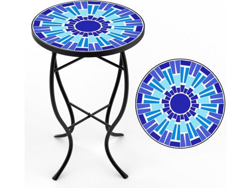 Mozaïek Bijzettafel - Keramische Tafel - Buiten Gebruik - Weerbestendig