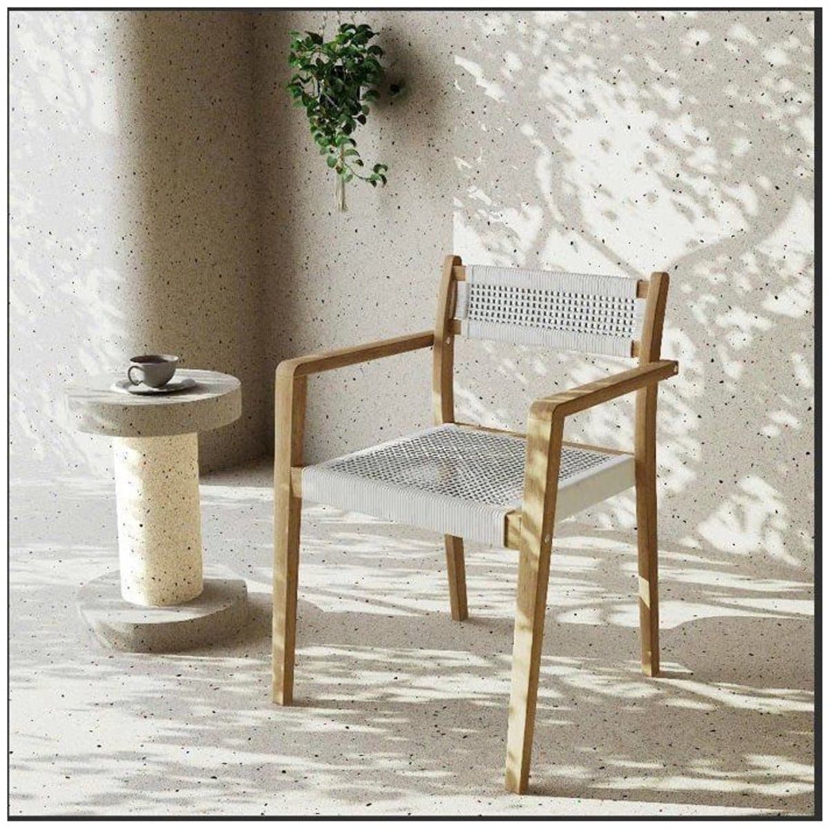 no name arawa tuinstoel stapelbaar acacia fsc